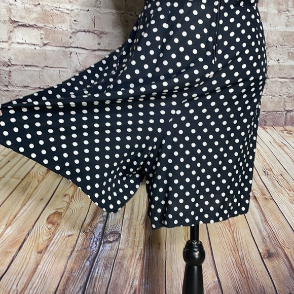 Retro Style Pinup Swing Dance Polka Dot Romper - Picture 4 of 6